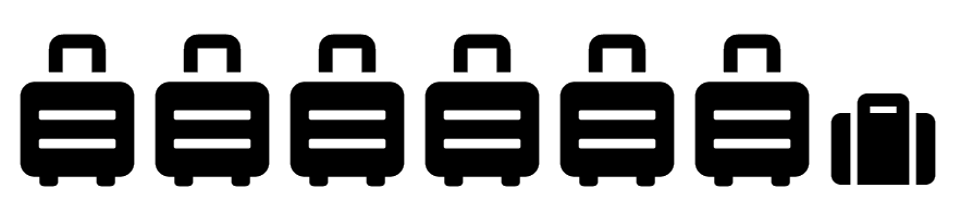 suitcase 1-6 Půjčení aut Olomouc